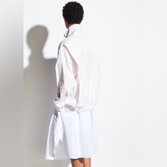 NWT Vince Half Zip Pullover Coat in Peony - Picture 4 of 5